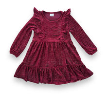 Load image into Gallery viewer, Maroon Ruffle Dress