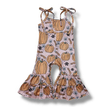 Load image into Gallery viewer, Pumpkin Flare Romper