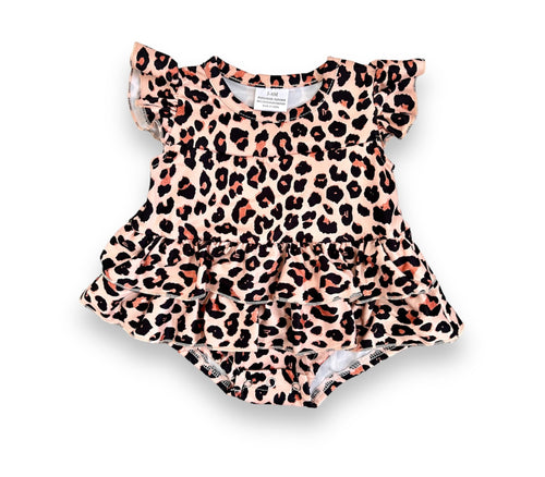 Leopard Skirt Romper