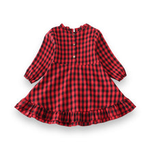 Load image into Gallery viewer, Red and Black Plaid Dress