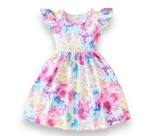 Unicorn Watercolor Dress