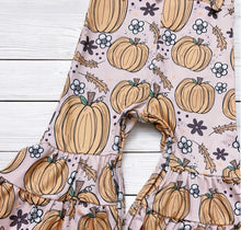 Load image into Gallery viewer, Pumpkin Flare Romper