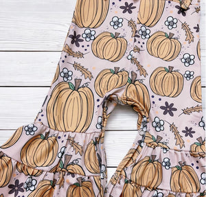 Pumpkin Flare Romper