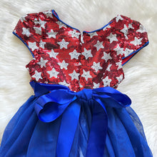 Load image into Gallery viewer, USA Sequin Tutu Dress